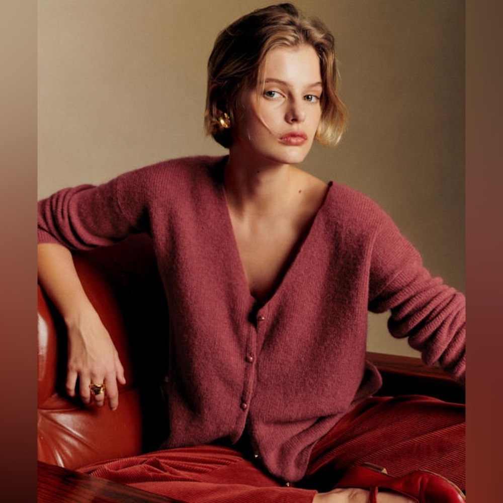 NWOT | Sezane Barry Sweater in Rosewood | Size: S